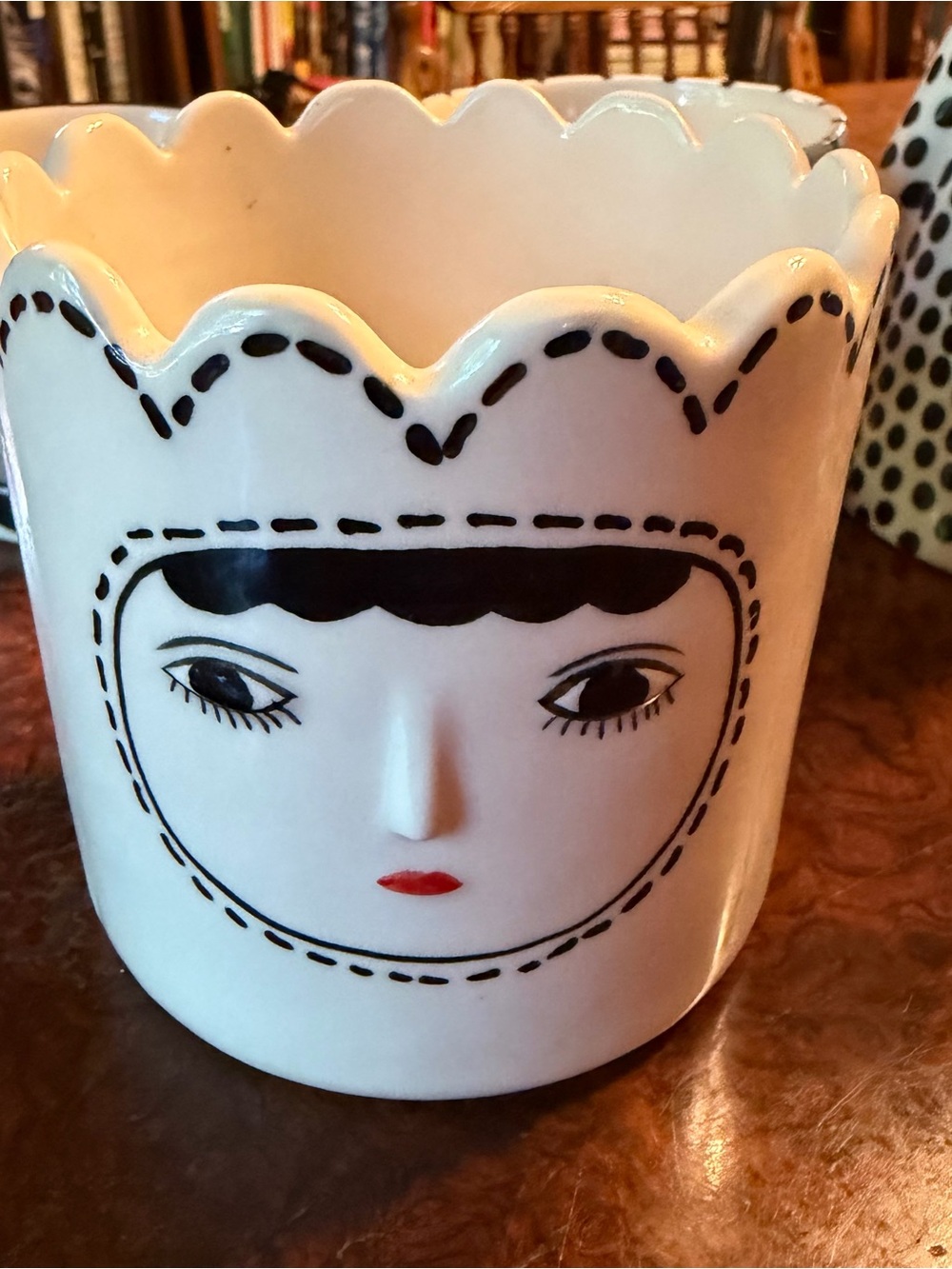 Anthropologie Kinska Face Pots Complete Set - Picture 6 of 16